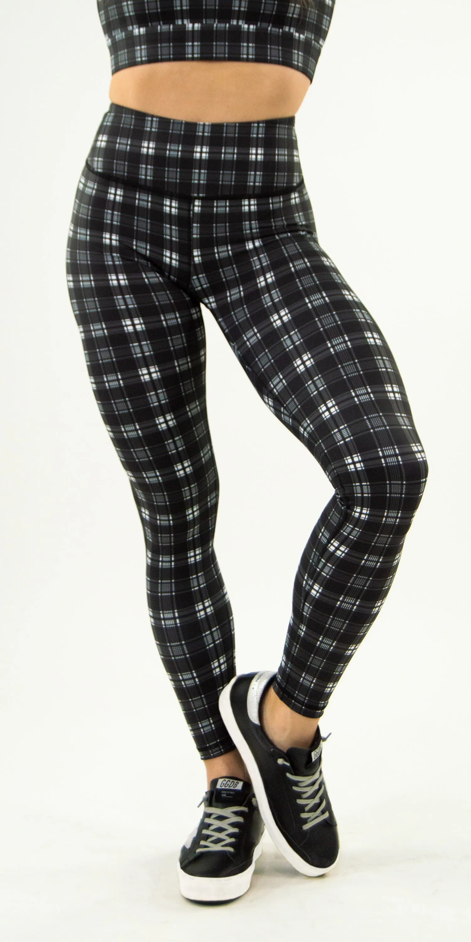 Carbon Plaid - Legging