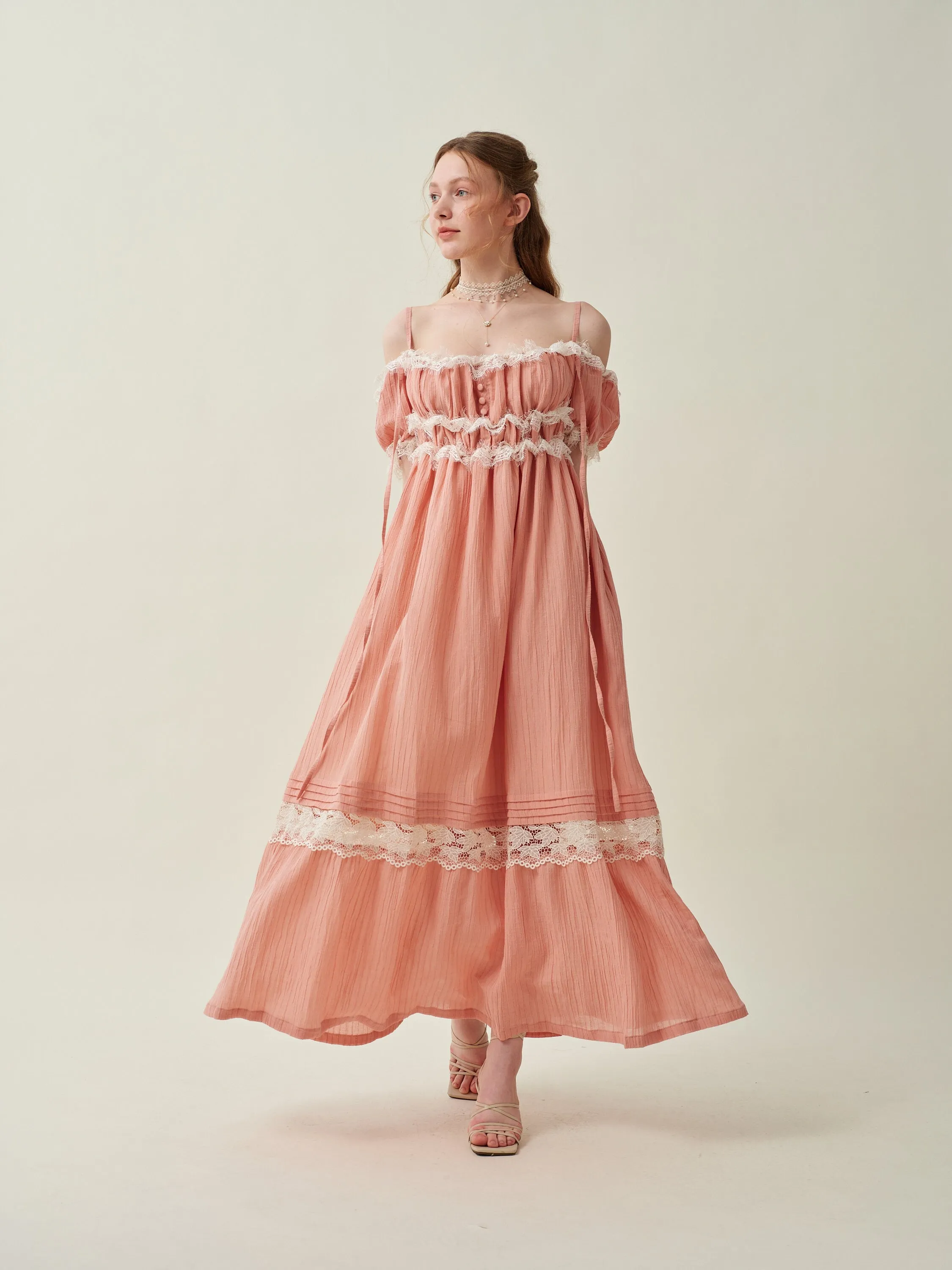 Carolynn 24 | flowy maxi dress with lace