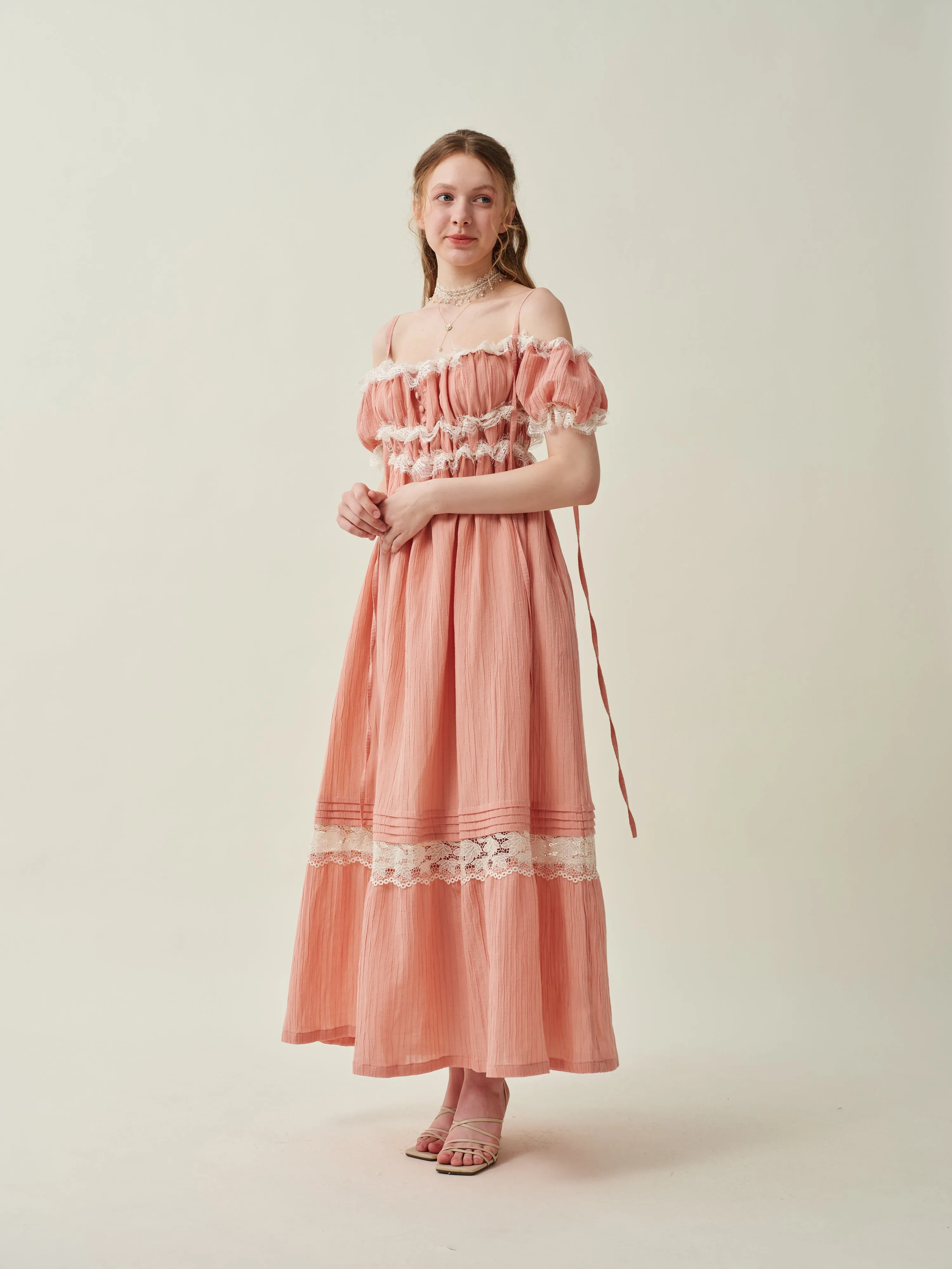 Carolynn 24 | flowy maxi dress with lace