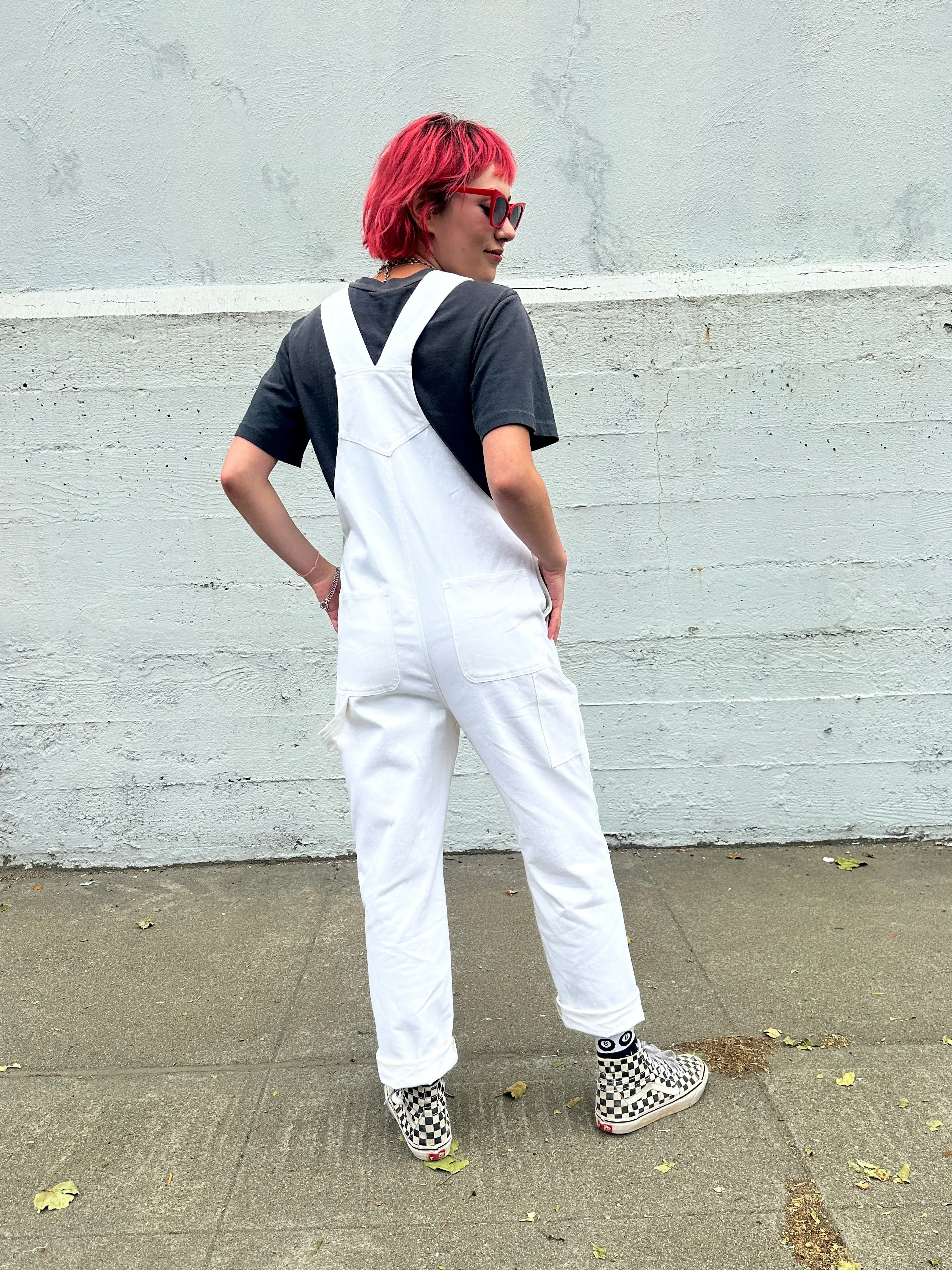 Carpenter Overall White