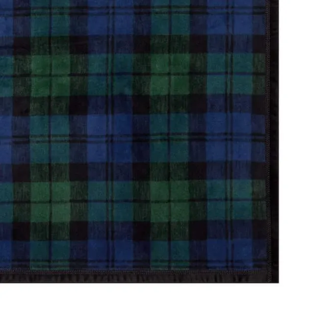 ChappyWrap x TFD Black Watch Plaid Dog Blanket