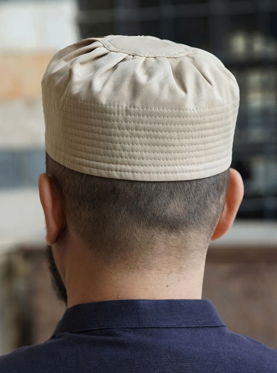 Cotton and Lyocell Pleated Hat