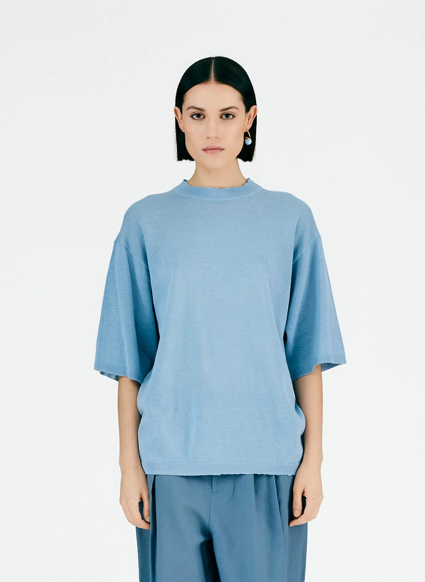 Crispy Cotton Oversized Easy T-Shirt