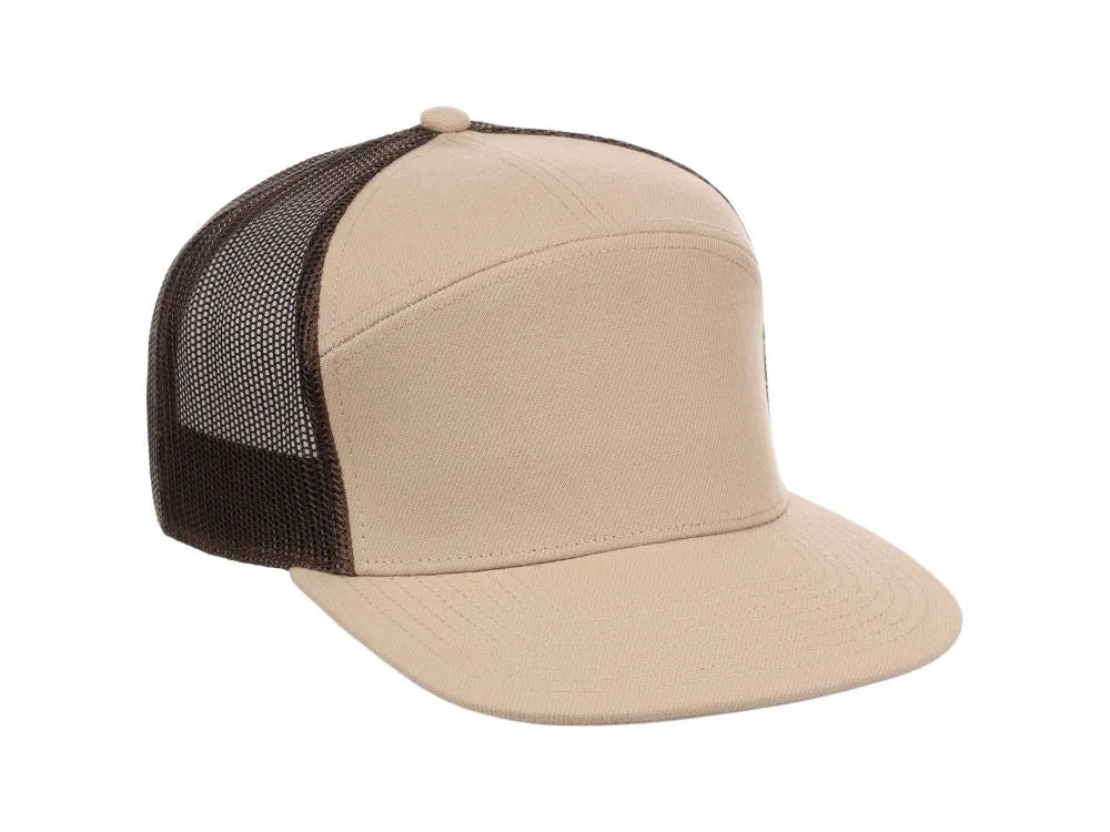 Crowns by Lids Birdie 7-Panel Trucker - Khaki/Brown