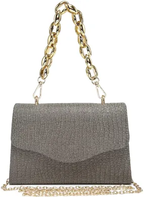 Dasein Chain Clutch Purse