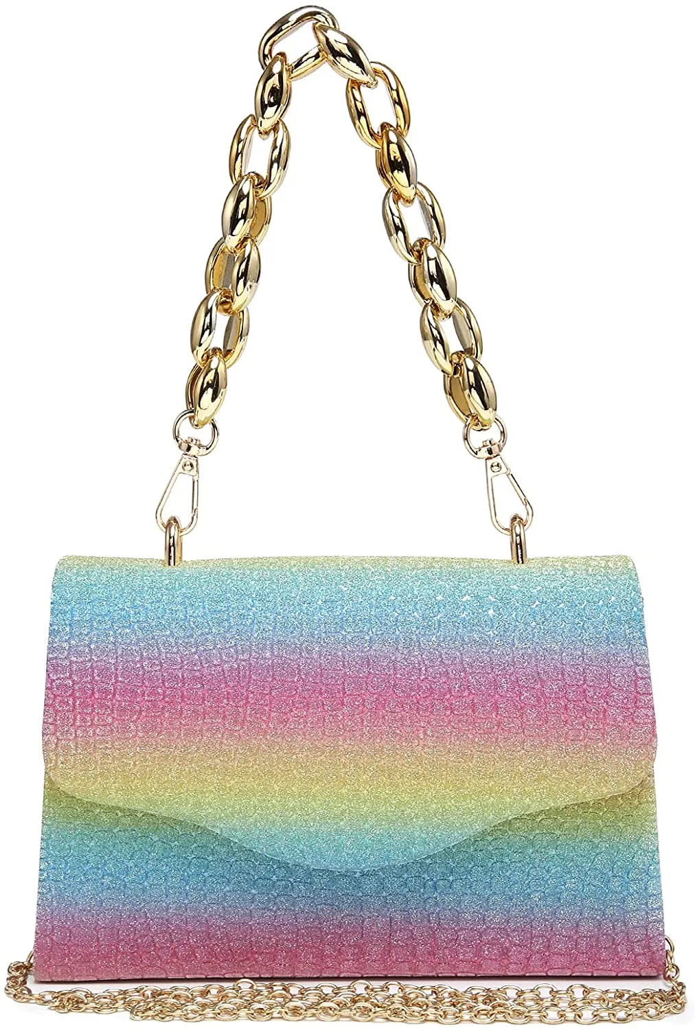 Dasein Chain Clutch Purse