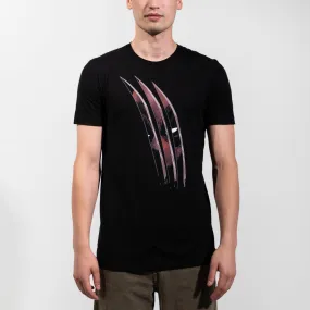 Deadpool & Wolverine Movie Claw Reflection Black Tee