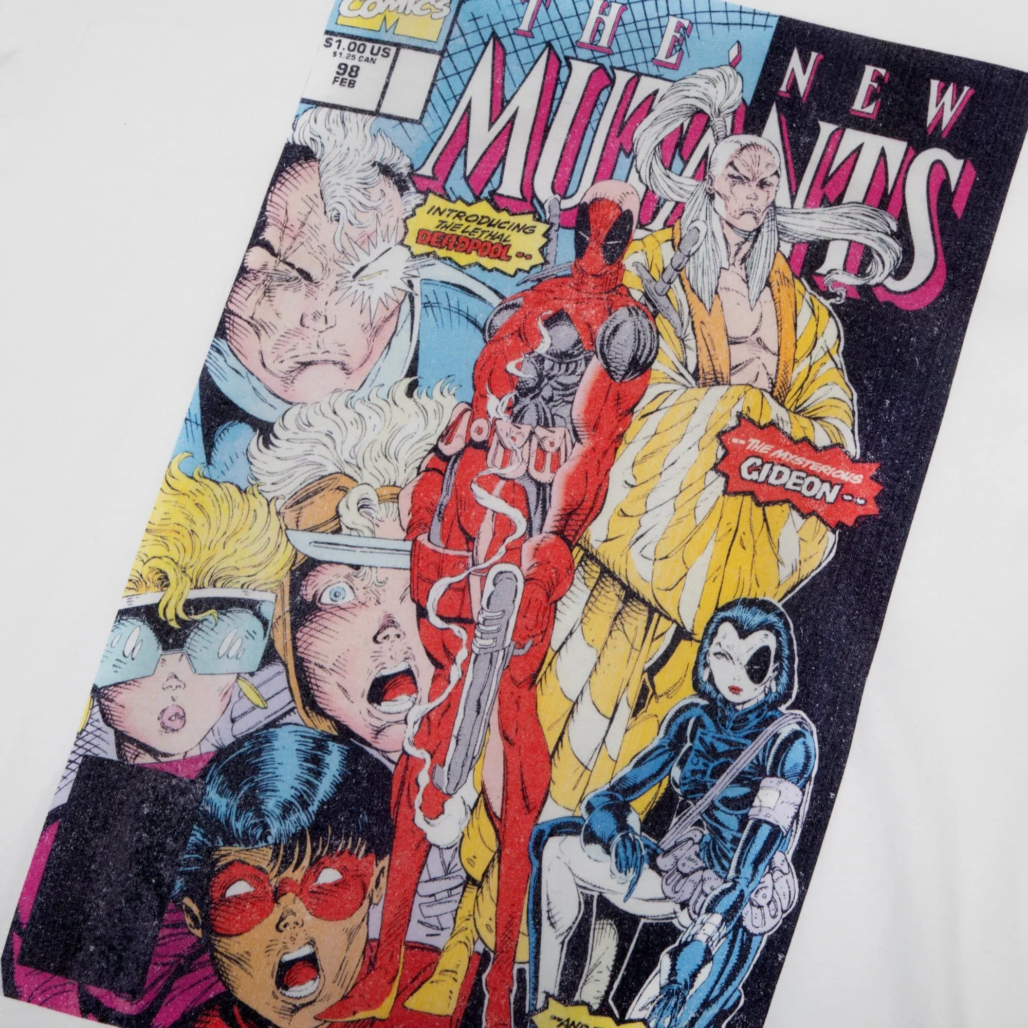 Deadpool The New Mutants 98 White Tee