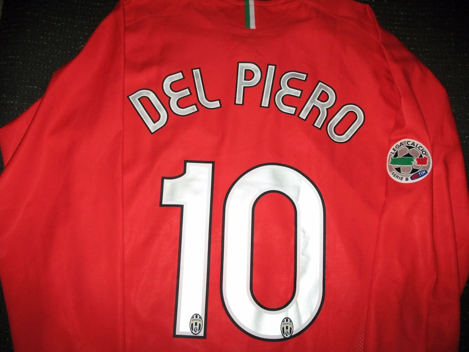 Del Piero Juventus Nike 2006 2007 MATCH WORN SERIE B Jersey Shirt Maglia L