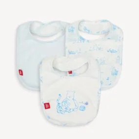 Disney | Magnetic Me Winnie the Pooh in the woods modal magnetic stay dry infant bib 3-pack