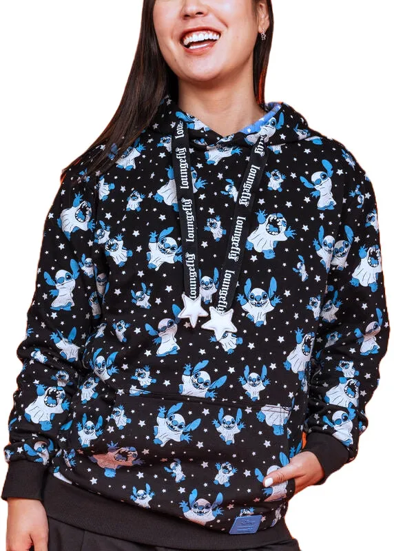 Disney Stitch Ghost AOP Unisex Hoodie