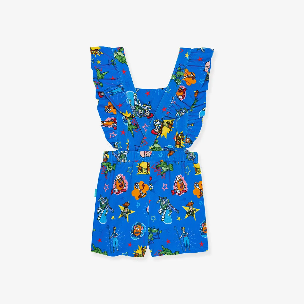 Disney Toy Story French Terry Short Overalls