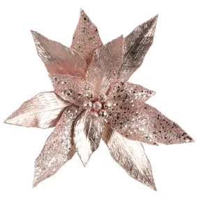 Diva Clip on Poinsettia Pink 29cm