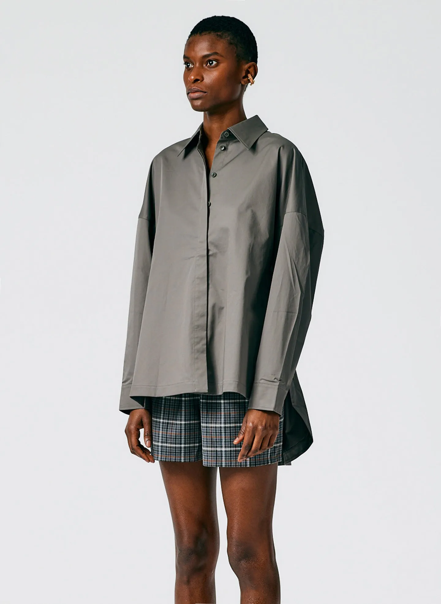 Eco Poplin Oversized Shirt