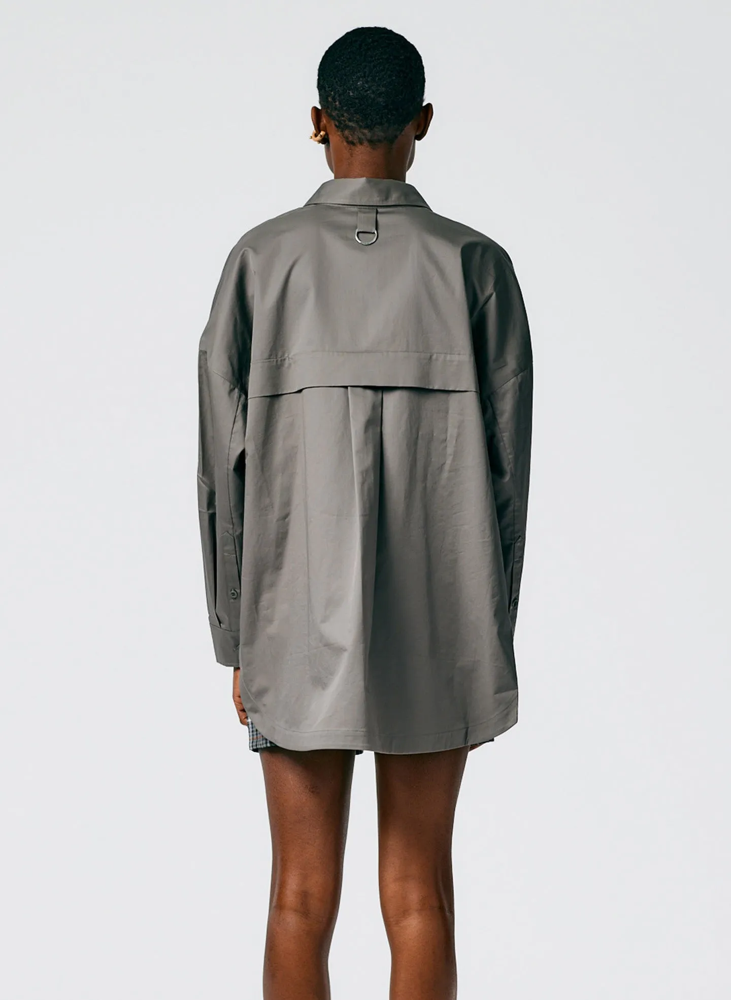 Eco Poplin Oversized Shirt