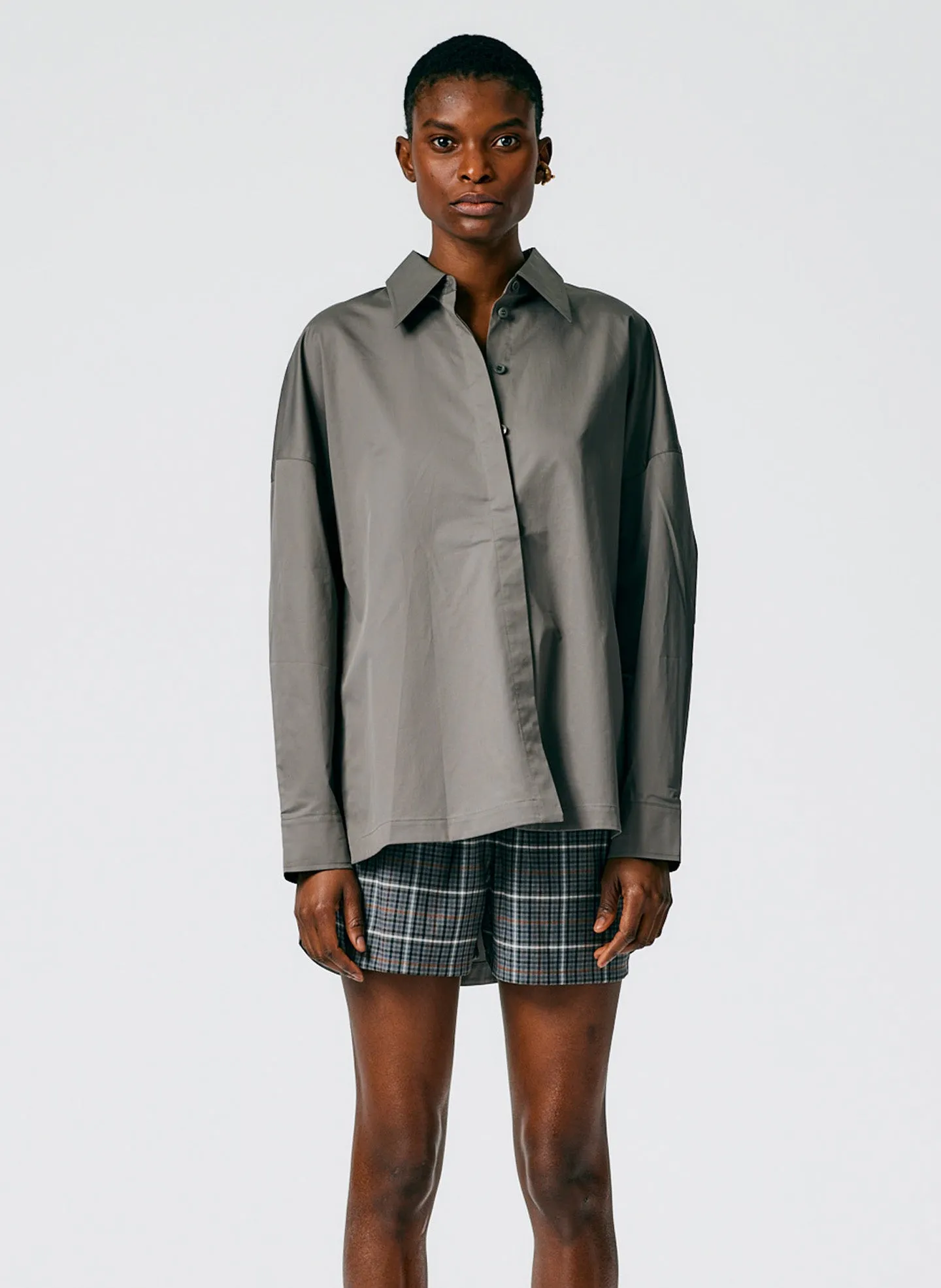 Eco Poplin Oversized Shirt