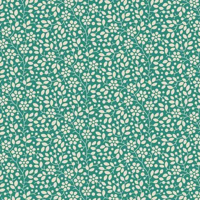 Fabric CLOUDPIE TEAL GREEN from Tilda, Cloudpie Blenders for Pie in the Sky Collection, TIL110069-V11