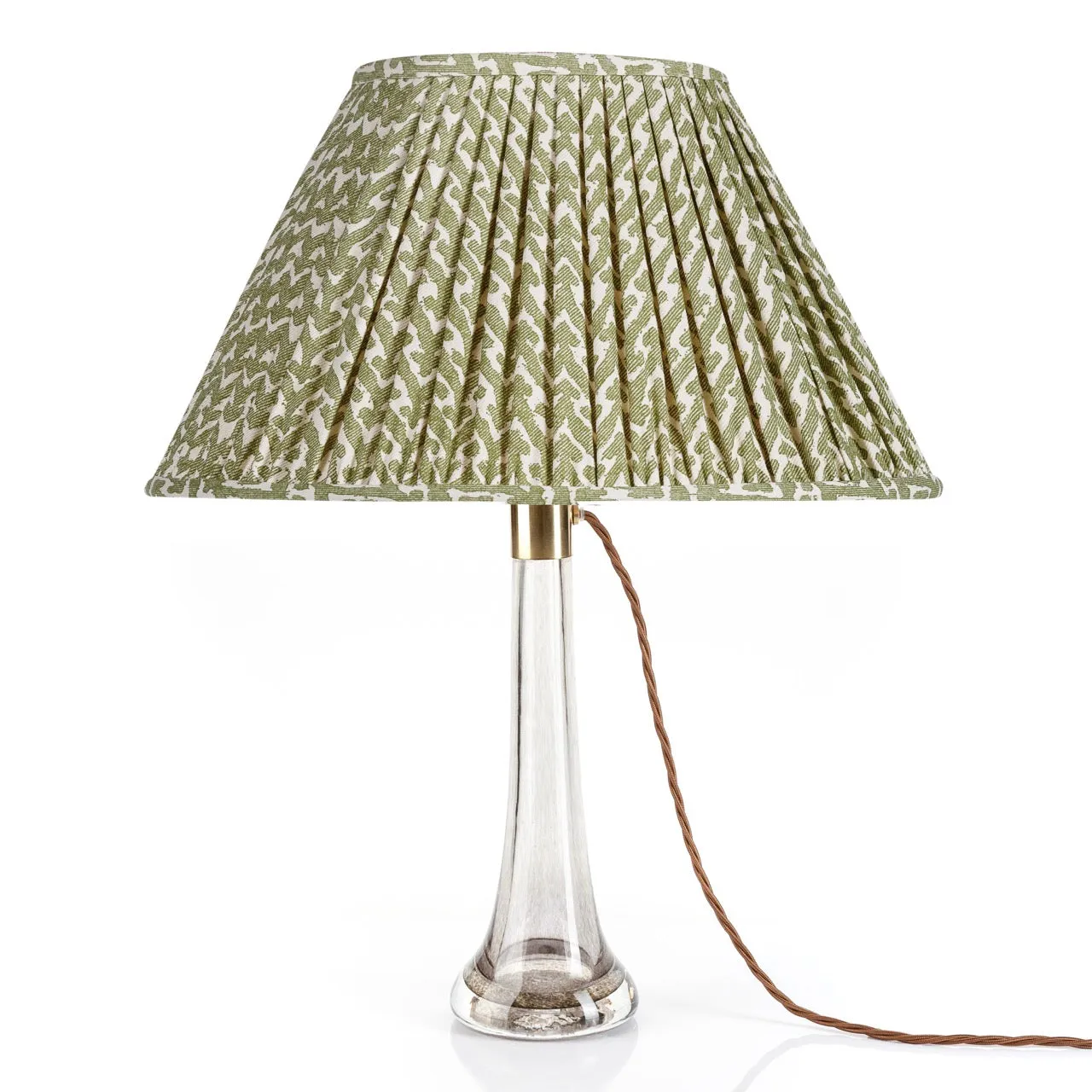 Fermoie Lampshade in Green Rabanna