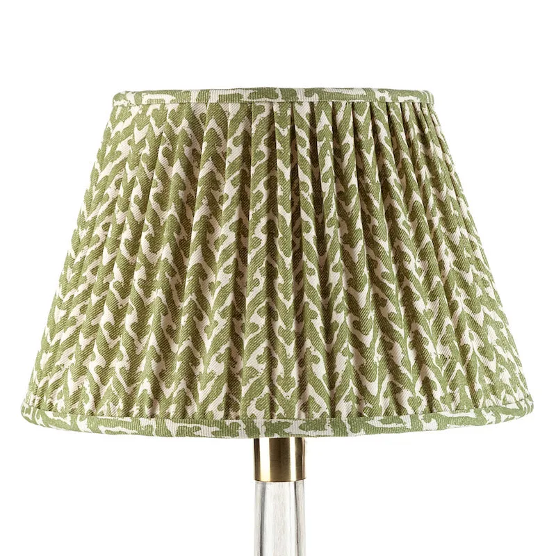 Fermoie Lampshade in Green Rabanna