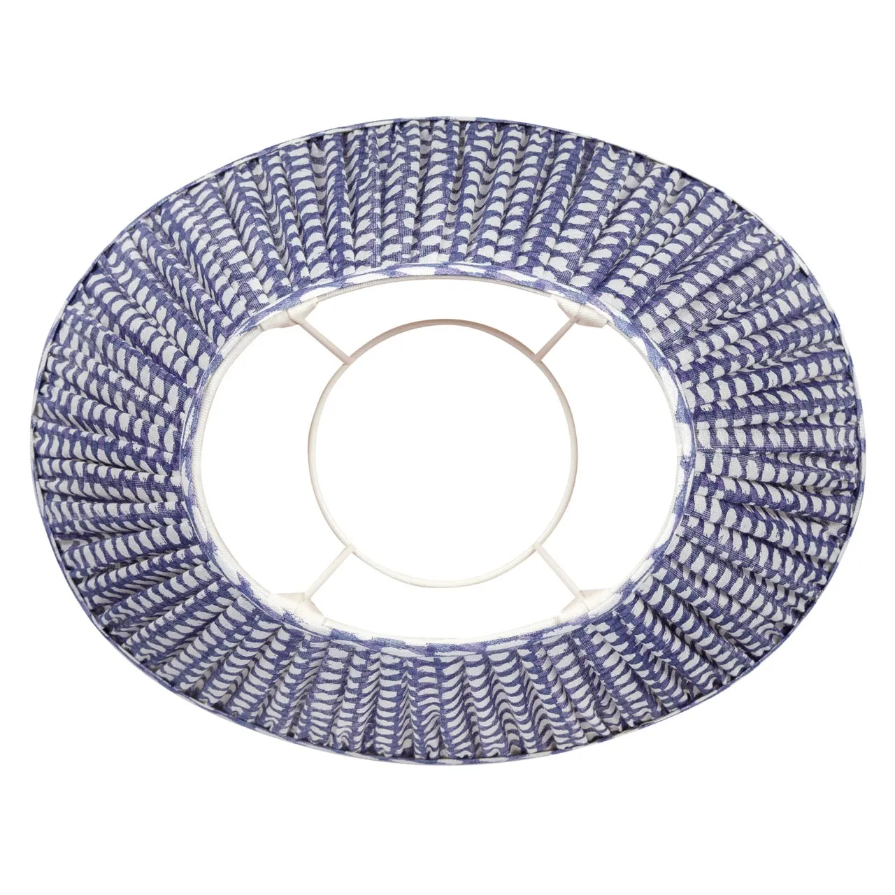 Fermoie Lampshade in Indigo Wicker