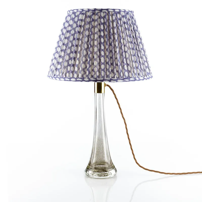 Fermoie Lampshade in Indigo Wicker