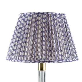 Fermoie Lampshade in Indigo Wicker