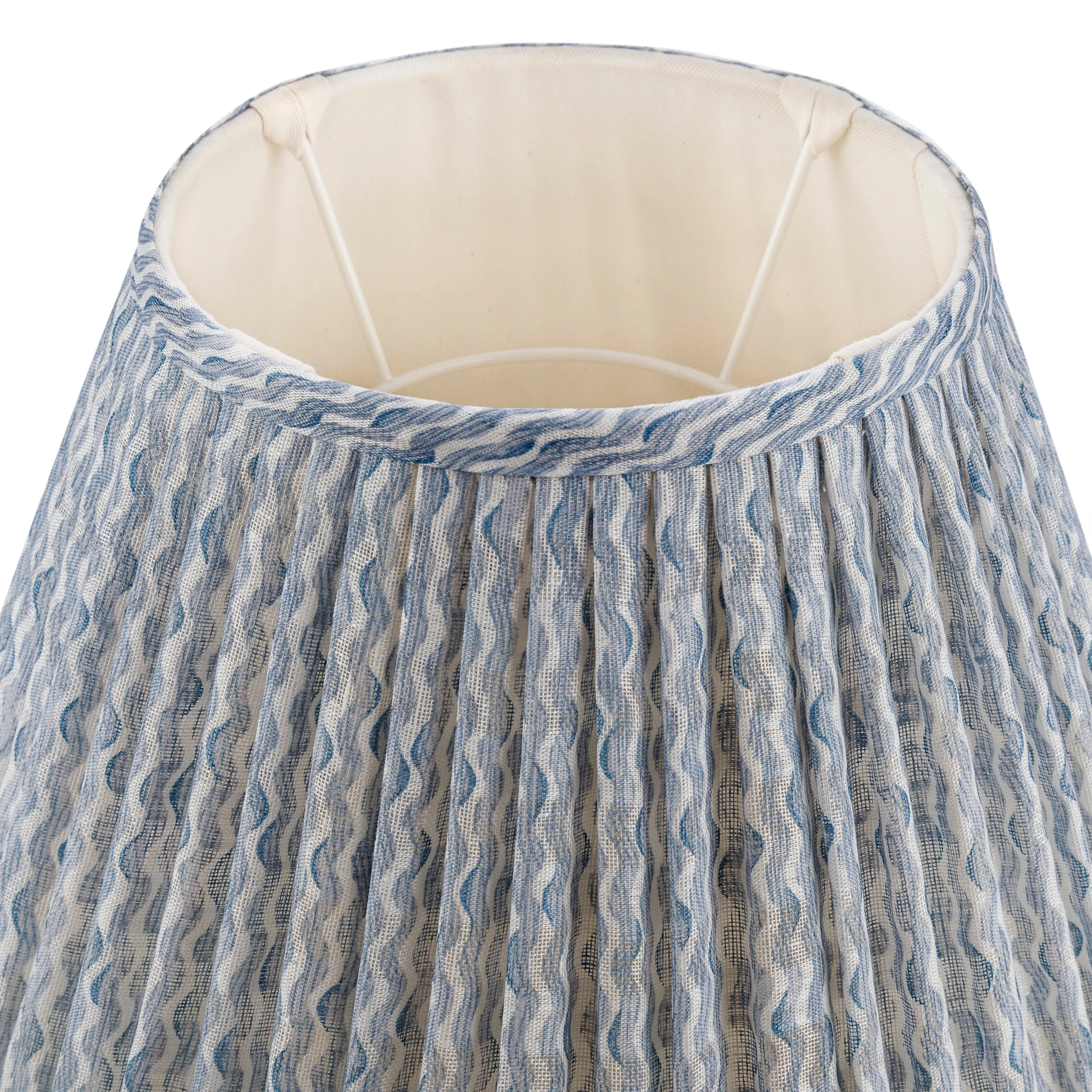 Fermoie Lampshade in Light Blue Popple