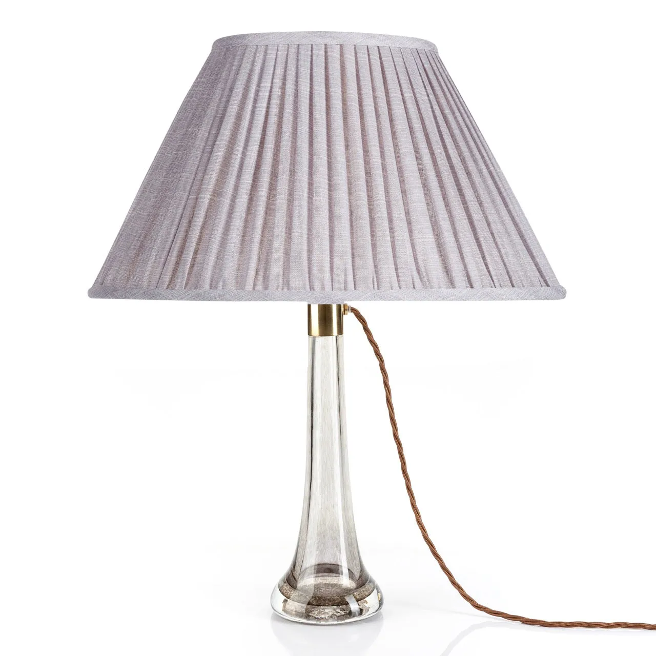 Fermoie Lampshade in Pewter Moire