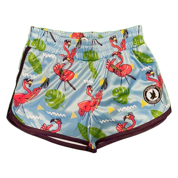 Flow Society Girls Flamingo Lax Attack Shorts