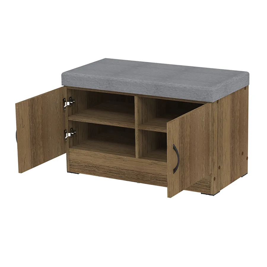 Gerry 2 Door Shoe Bench