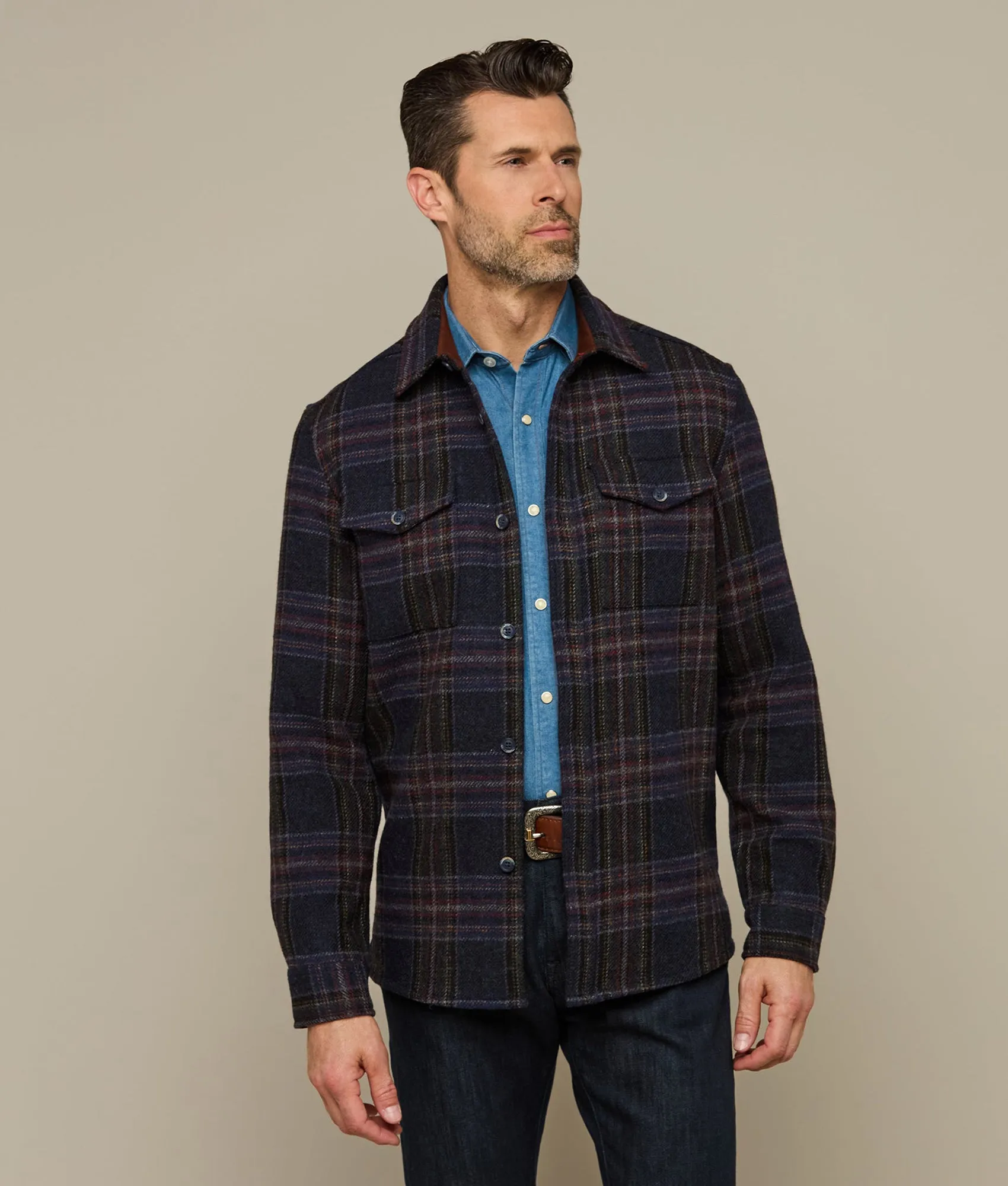 Gordy Chore Coat :: Blue Plaid