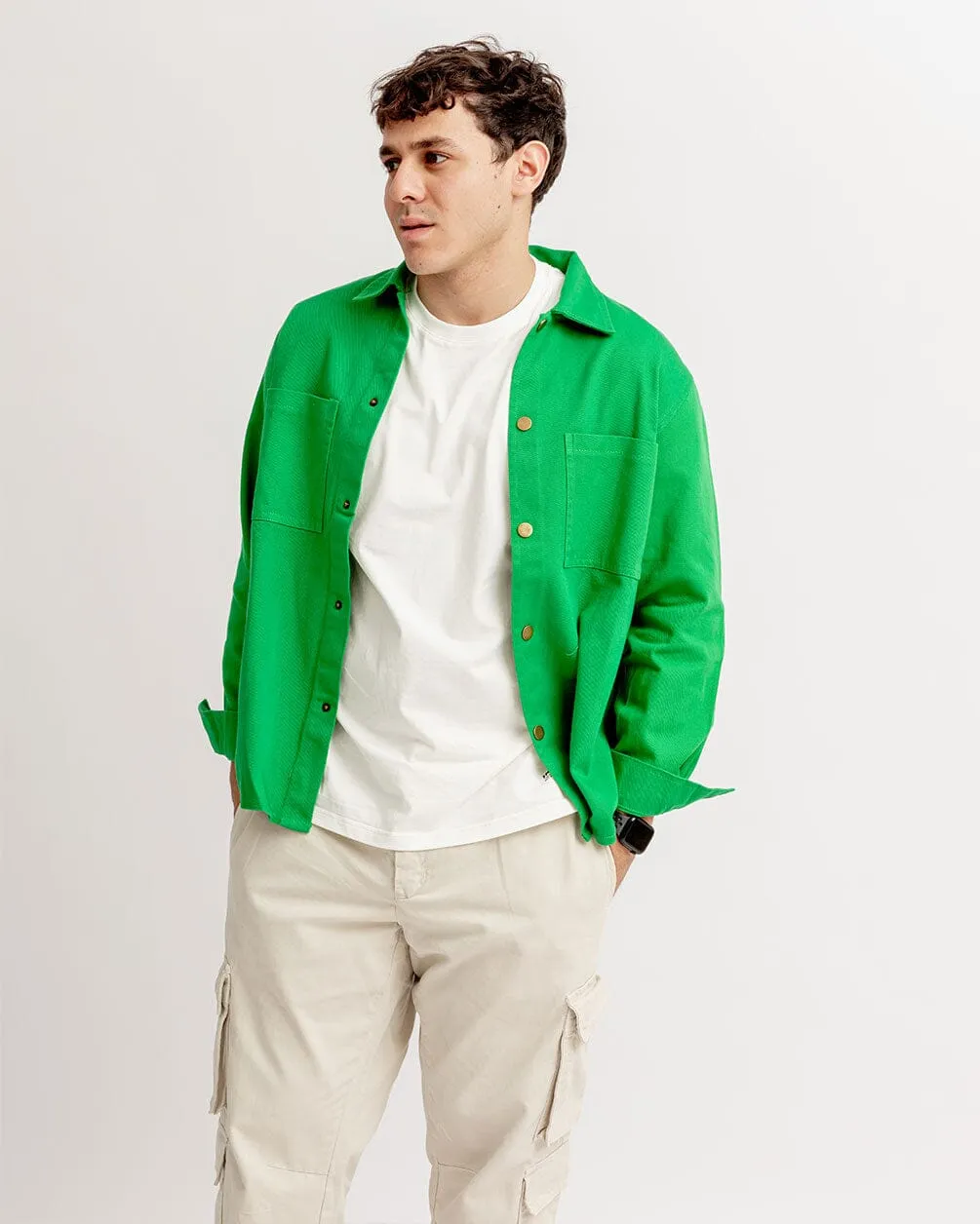 Green Overshirt Jacket