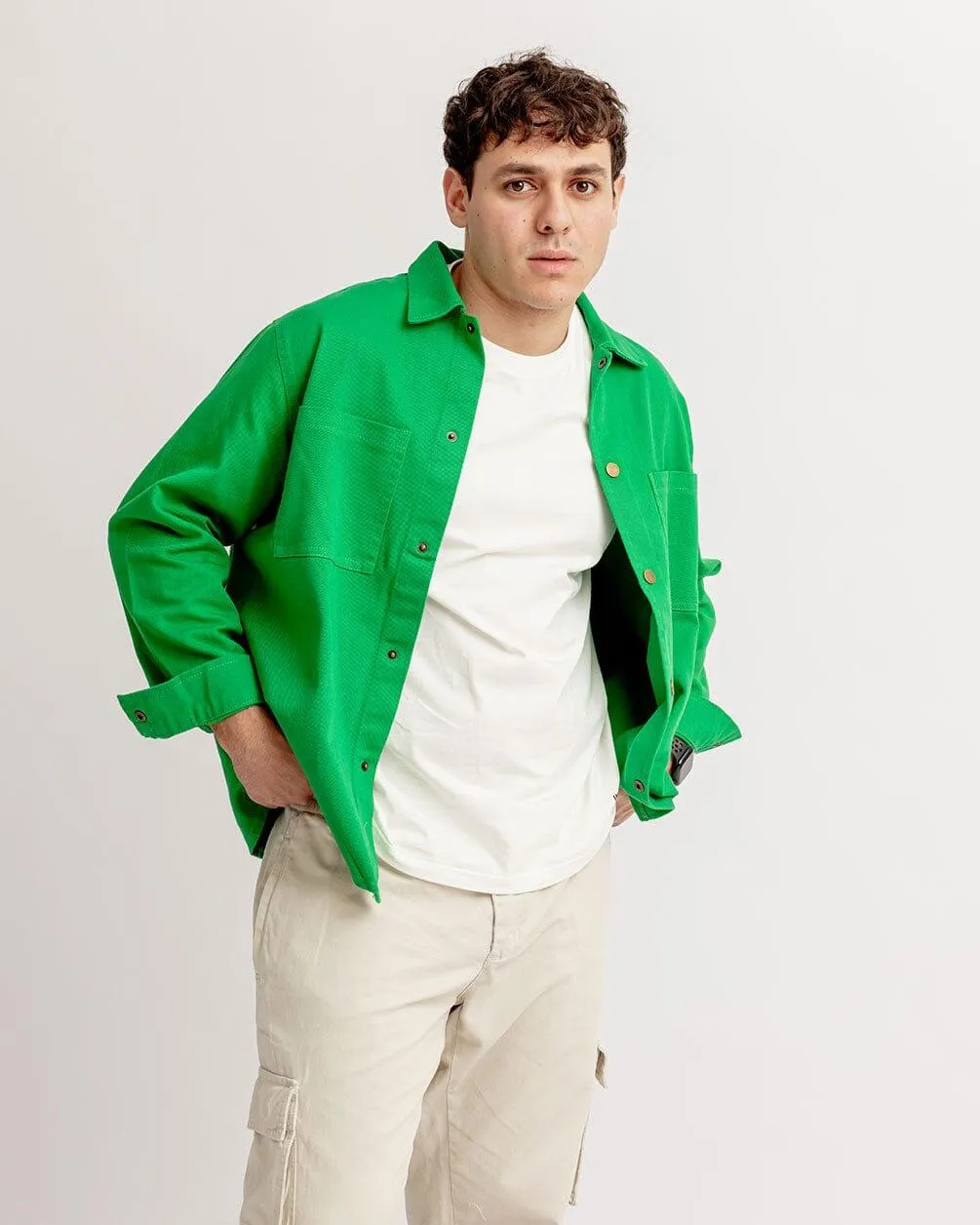 Green Overshirt Jacket