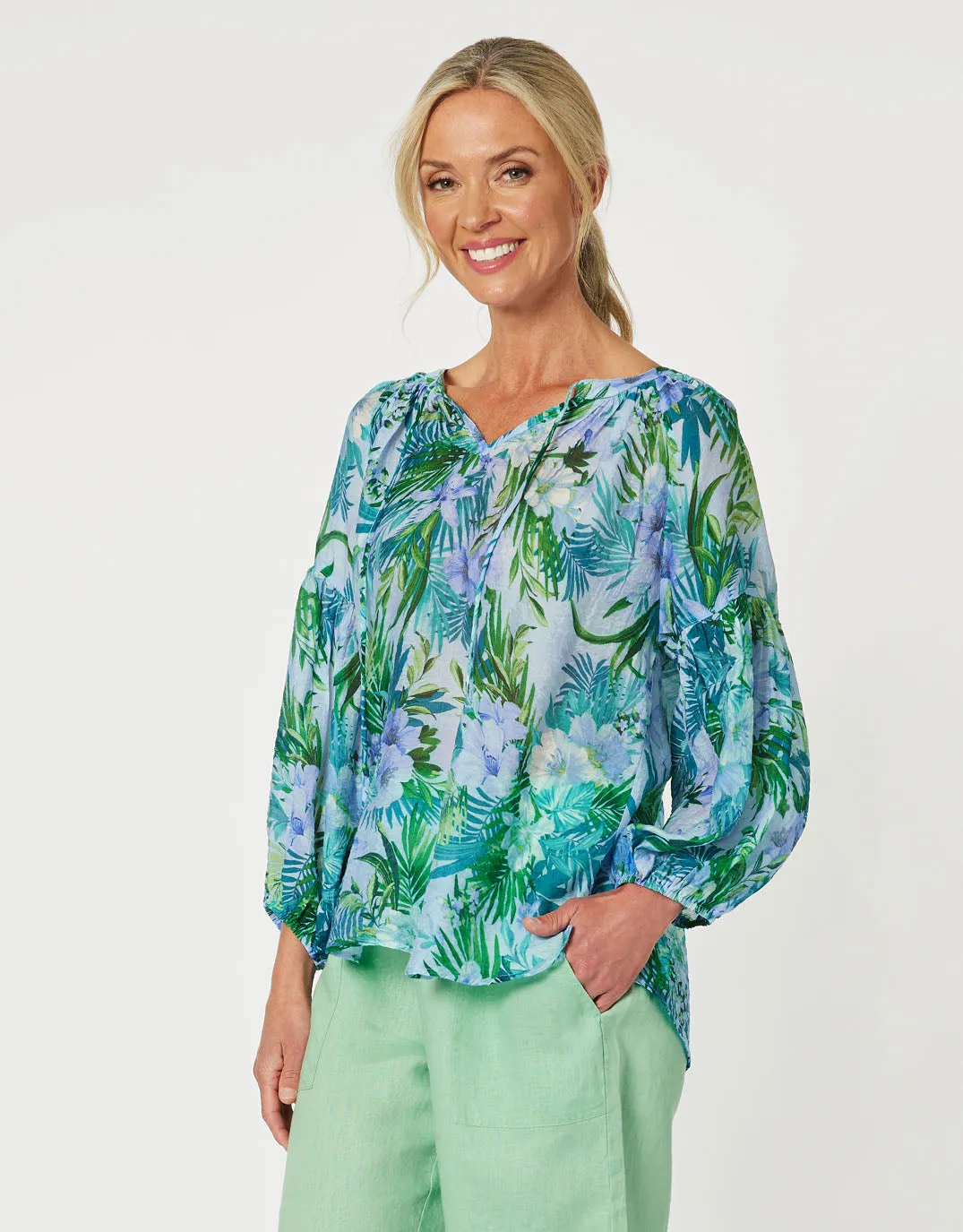 Hamptons Top - Mint