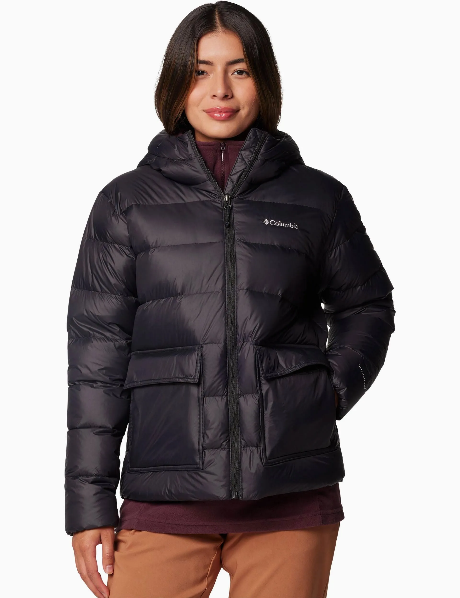 Harmony Falls Hooded Down Jacket - Black