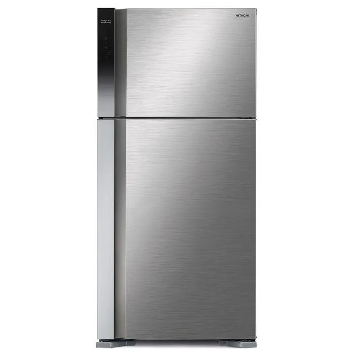 Hitachi R-V710P7M-1 BSL Fridge 2 Doors G601L Inverter Stylish Series Brilliant Silver