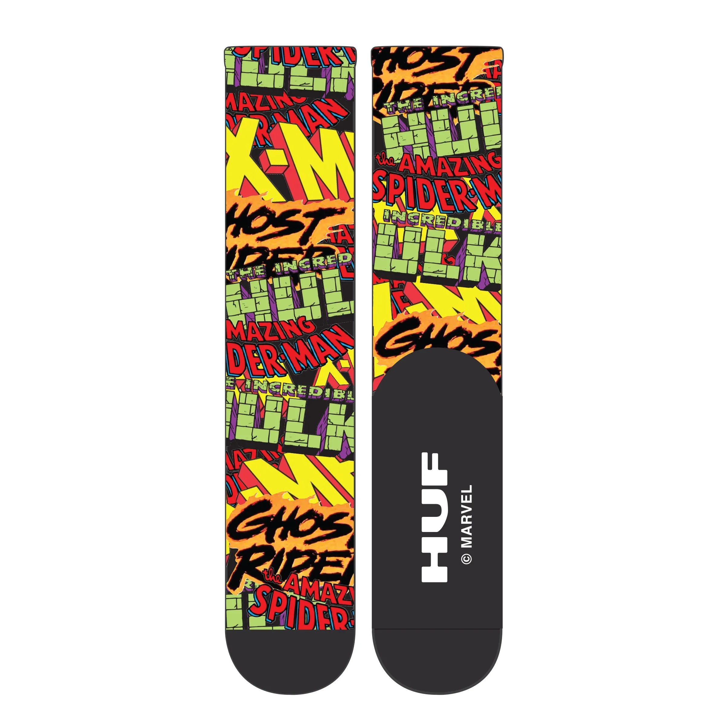 Huf X Marvel Logo Socks