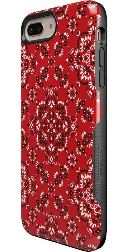 I'm with the Band | Red Bandana Print Case