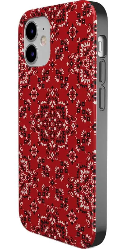 I'm with the Band | Red Bandana Print Case