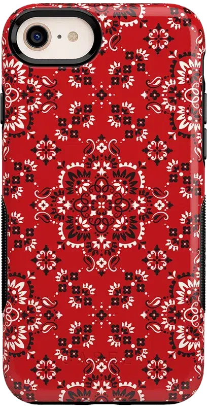 I'm with the Band | Red Bandana Print Case