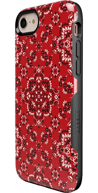 I'm with the Band | Red Bandana Print Case