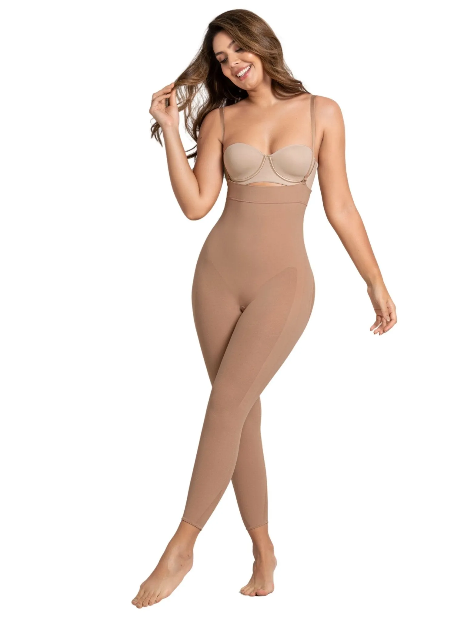 Invisible Body Shaper with Leg Compression and Butt Lifter