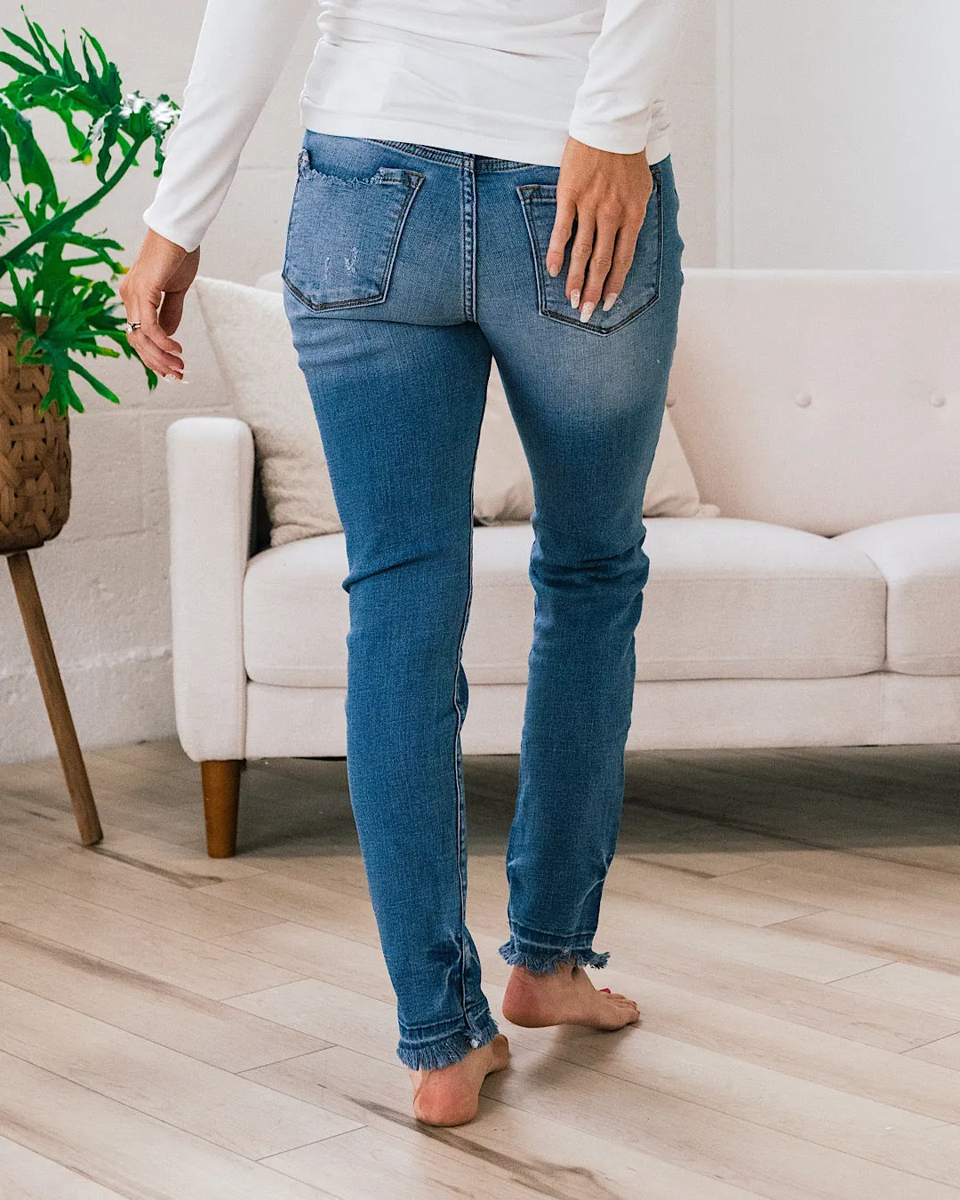 KanCan Blaire Released Hem Distressed Skinny Jeans FINAL SALE