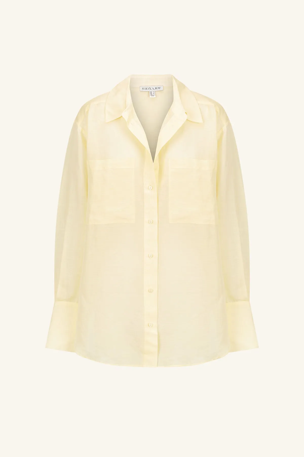 LIMON OVERSIZED PATCH POCKET SHIRT