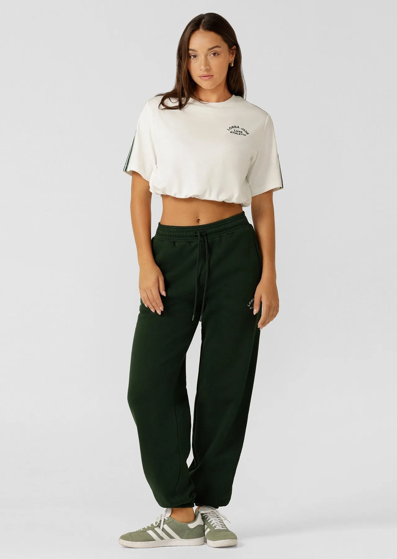 Lotus Limited Edition Cropped Tee | Porcelain