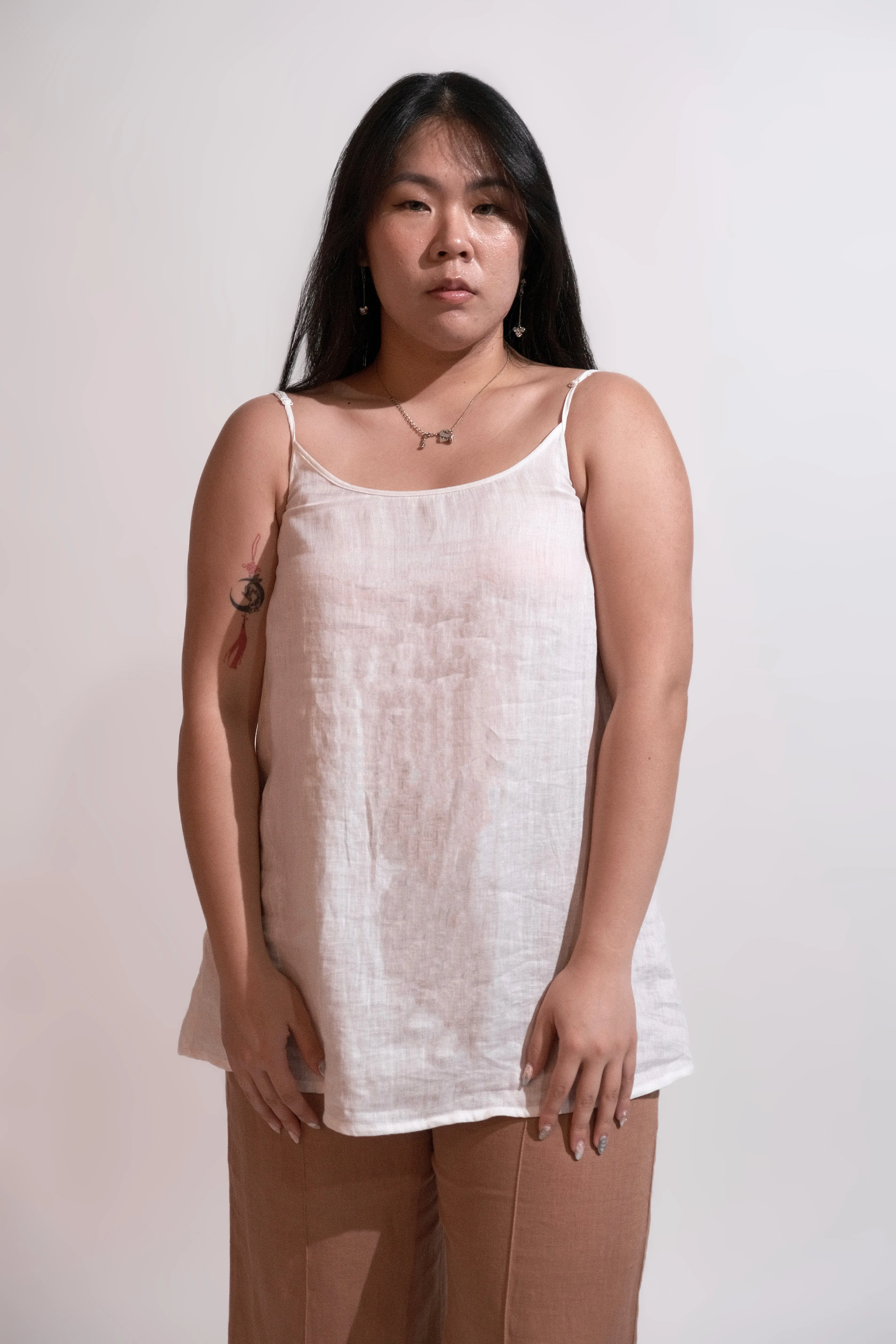 Malibu 100% Linen Babydoll Shirt