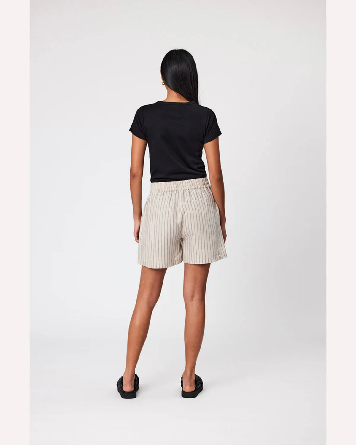 Marlow Jetset Linen Short - Natural Marle