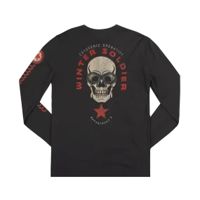 Marvel Winter Soldier Charcoal Long Sleeve