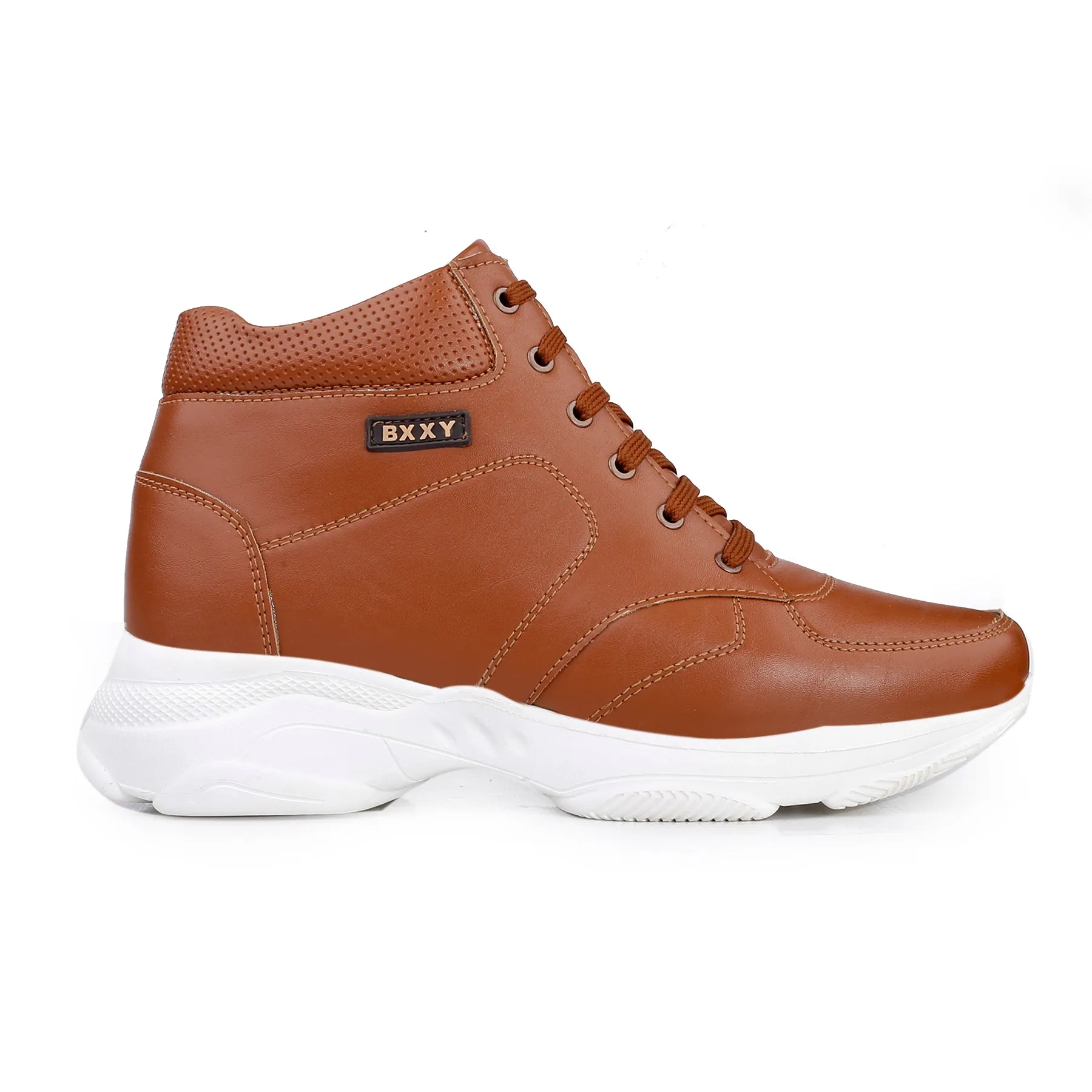 Men's 3 Inch Hidden Height Increasing Casual Outdoor Sneakers Boot in Eva Sole