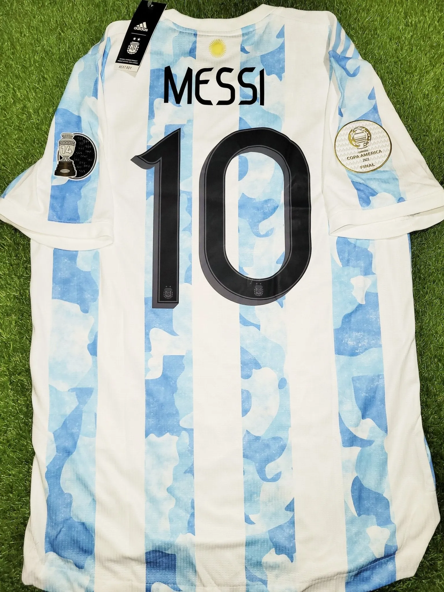 Messi Argentina 2020 2021 2022 COPA AMERICA FINAL PLAYER ISSUE Home Soccer Jersey Shirt BNWT L SKU# FS6568